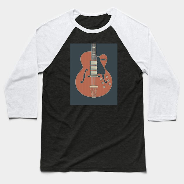 The Switchmaster Guitar Baseball T-Shirt by milhad